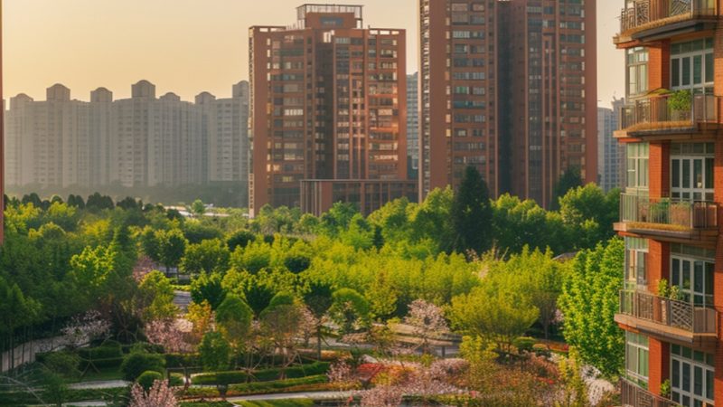 小区绿化树苗，春季种植最佳时机**